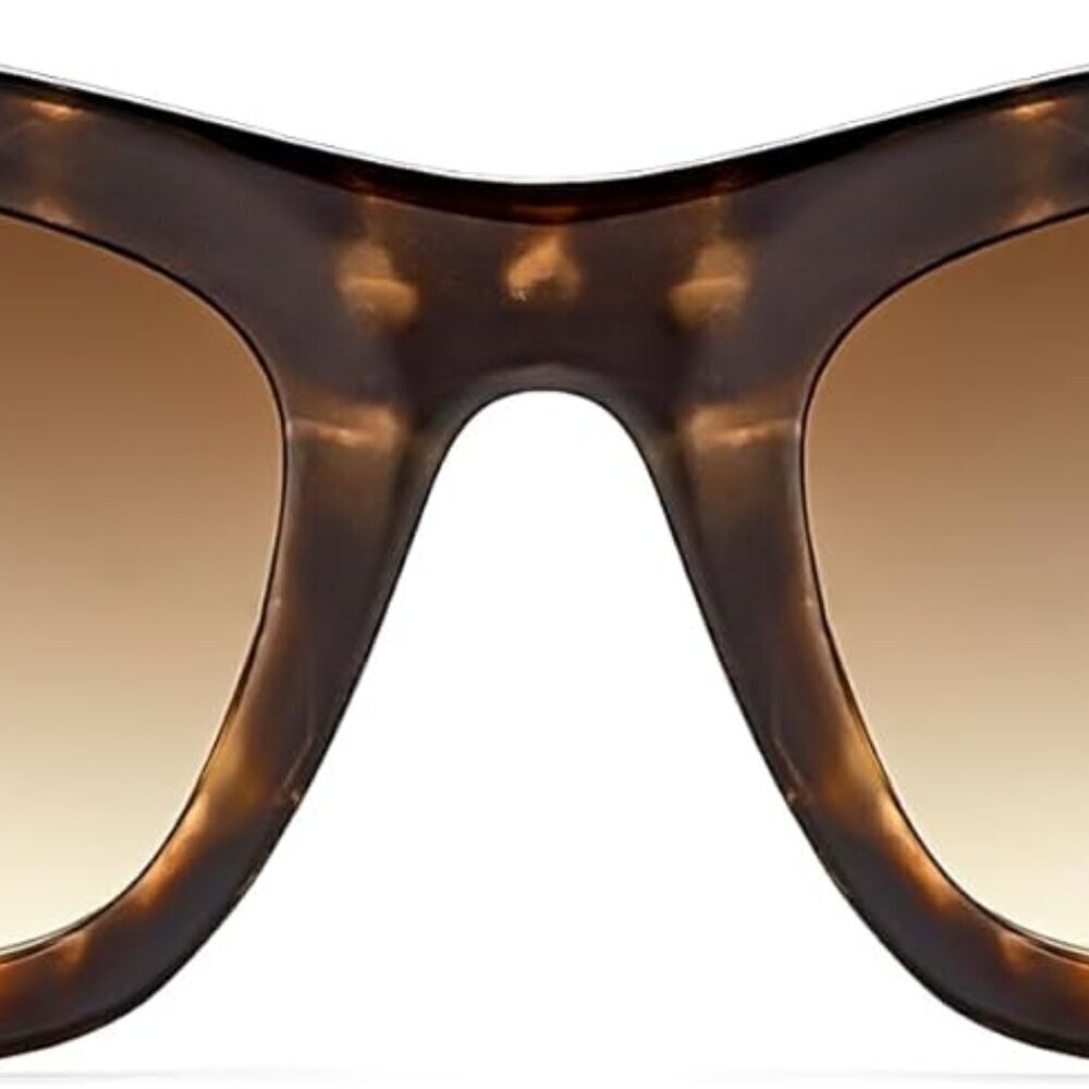 Rectangle Cateye Sunglasses UV400 Women Men Fashion Chic Chunky Shades